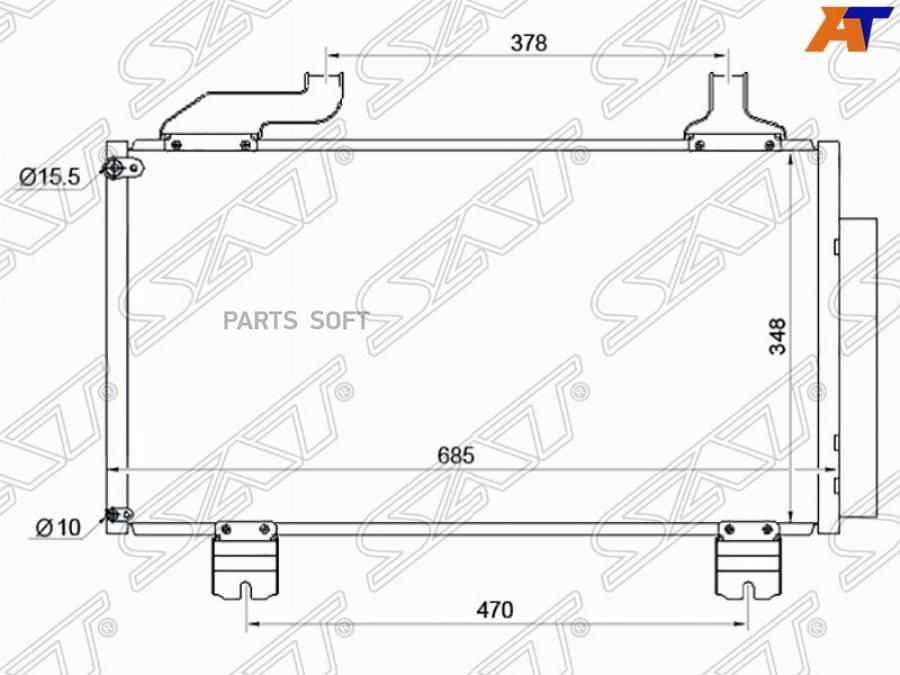 

Радиатор Кондиционера Honda Accord 08- Sat арт. ST-HD29-394-0