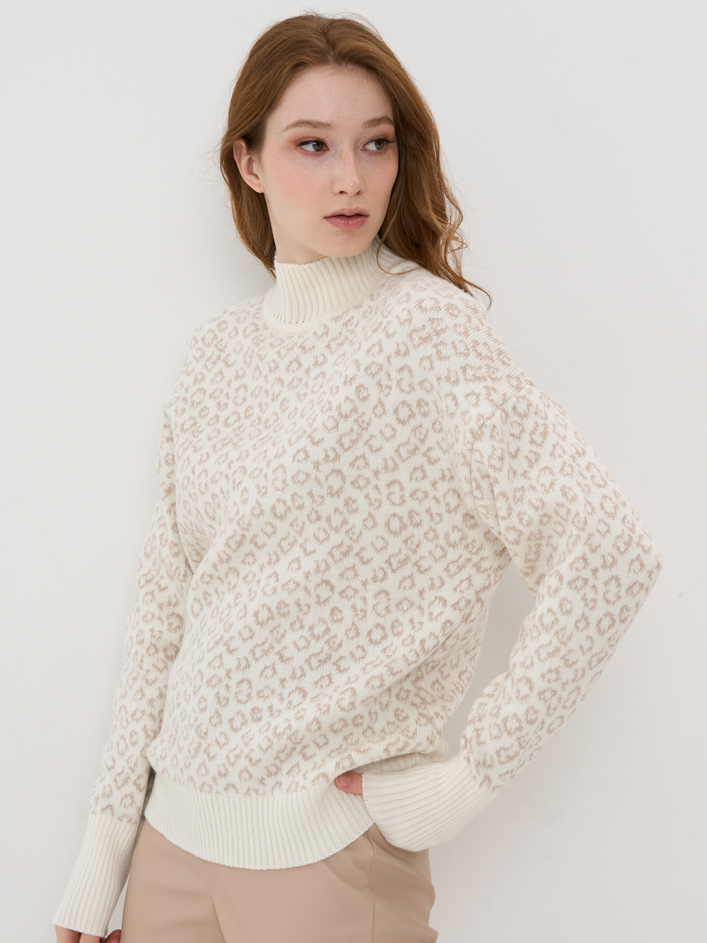 

Свитер женский BE YOU 7232-40187 бежевый 42-46 RU, 7232-40187