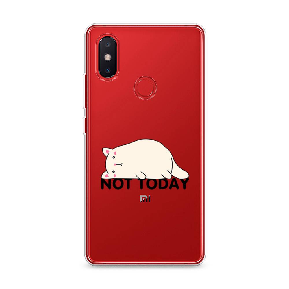 

Чехол на Xiaomi Mi 8 SE "Cat not today", Белый;розовый;черный, 33750-1