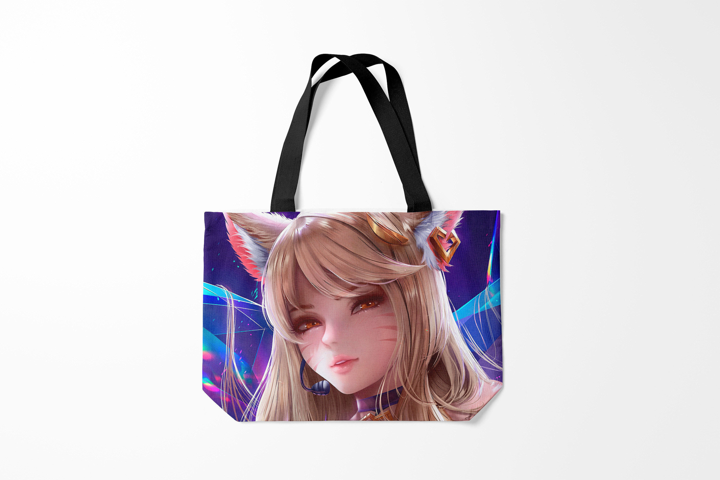 

Сумка шoппер унисекс Burnettie League Of Legends Ари, синий, League Of Legends Ари