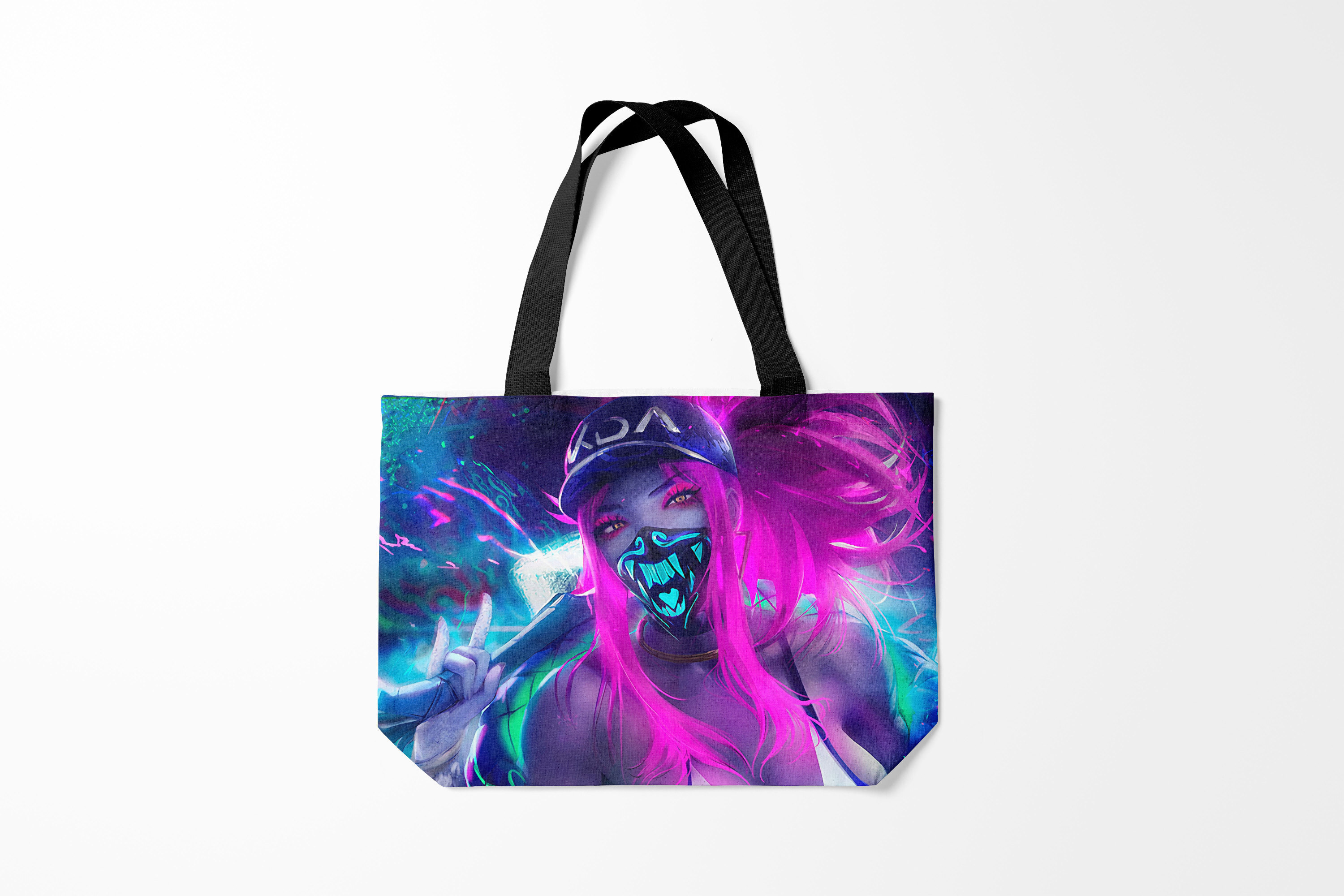 

Сумка шoппер унисекс Burnettie League Of Legends Акали, фиолетовый, League Of Legends Акали