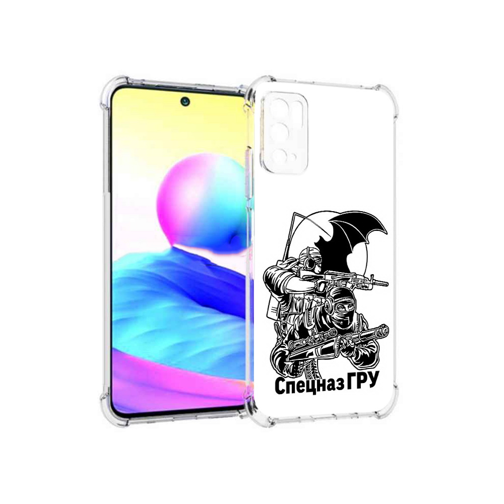 

Чехол MyPads Tocco для Xiaomi Poco M3 Pro спецназ гру, Прозрачный, Tocco