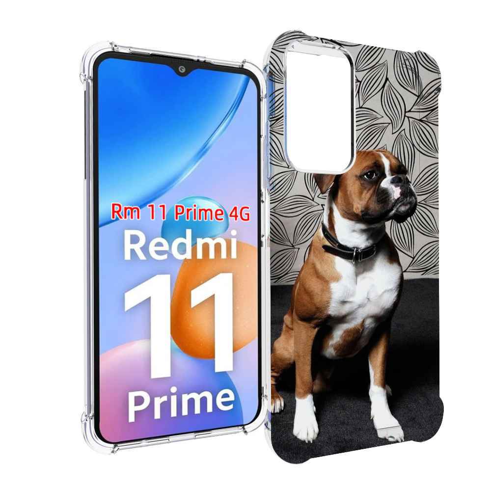 

Чехол MyPads боксер собака для Xiaomi Redmi 11 Prime 4G, Прозрачный, Tocco