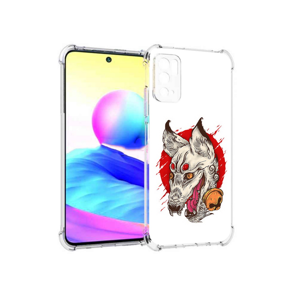 

Чехол MyPads Tocco для Xiaomi Poco M3 Pro страшная собака, Прозрачный, Tocco