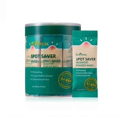 

Очищающая энзимная пудра 2 в 1 с экстрактом полыни Isntree spot saver mugwort powder wash