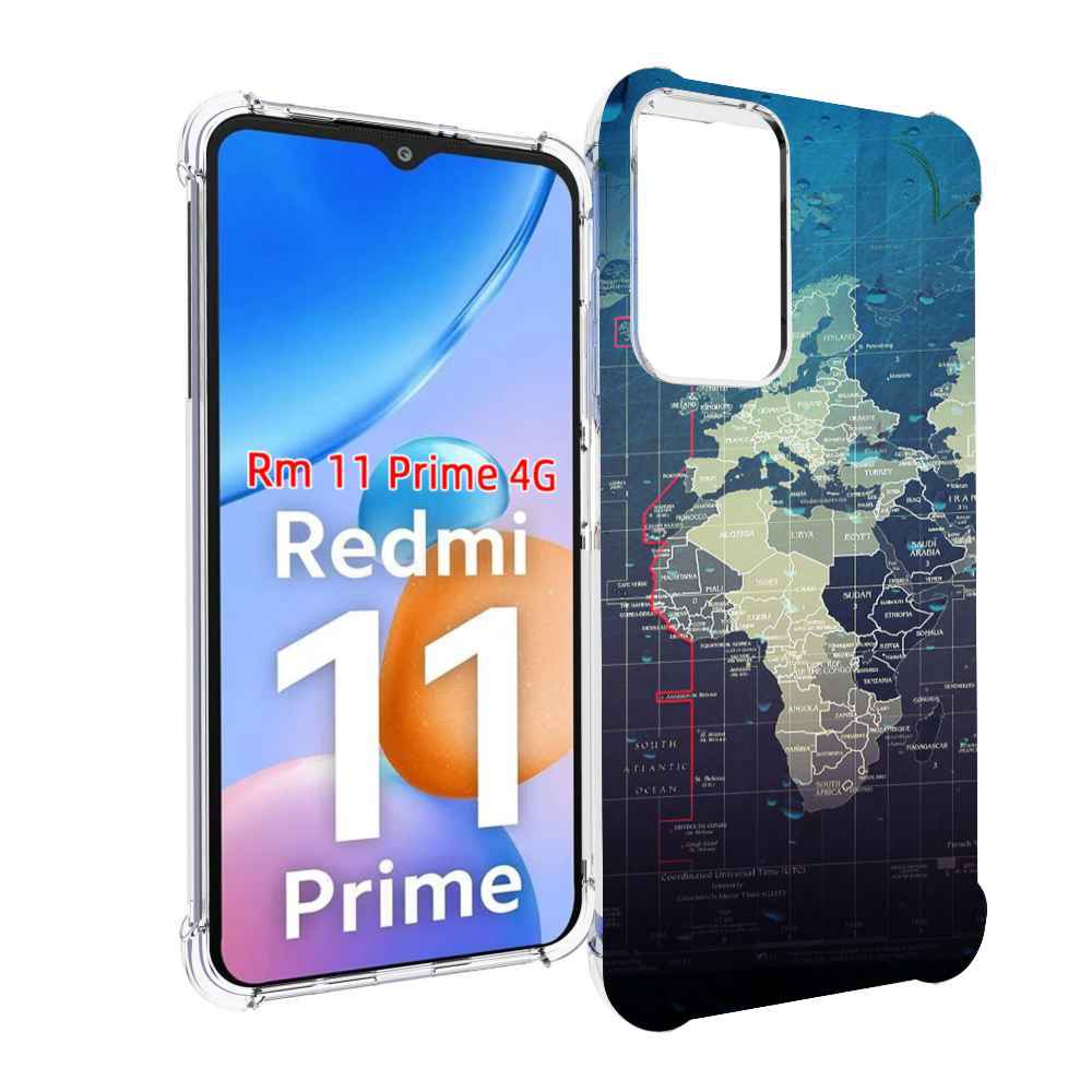 

Чехол MyPads бункер-анклава для Xiaomi Redmi 11 Prime 4G, Прозрачный, Tocco