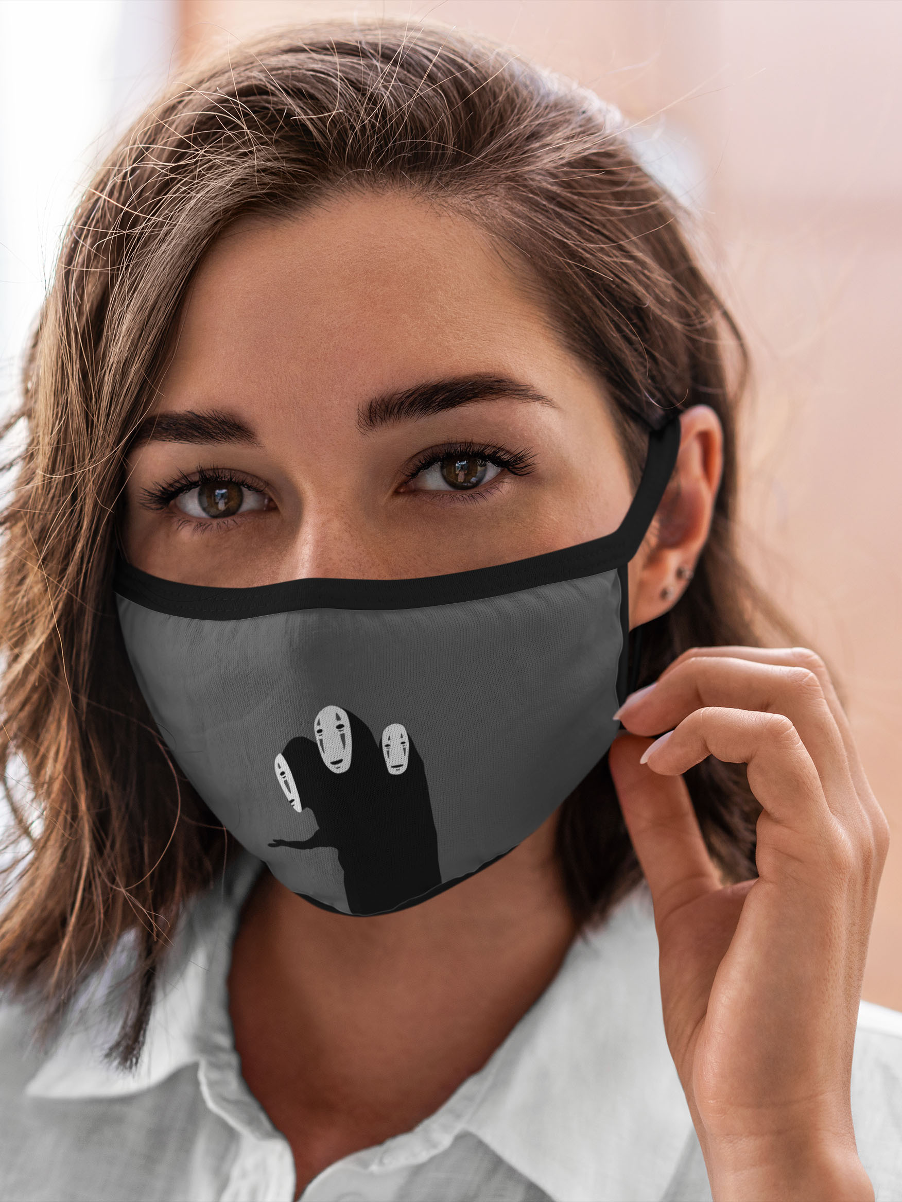 

Многоразовая маска унисекс Burnettie Унесенные Призраками Трехголовый Бог Каонаси, Унесенные Призраками Трехголовый Бог Каонаси