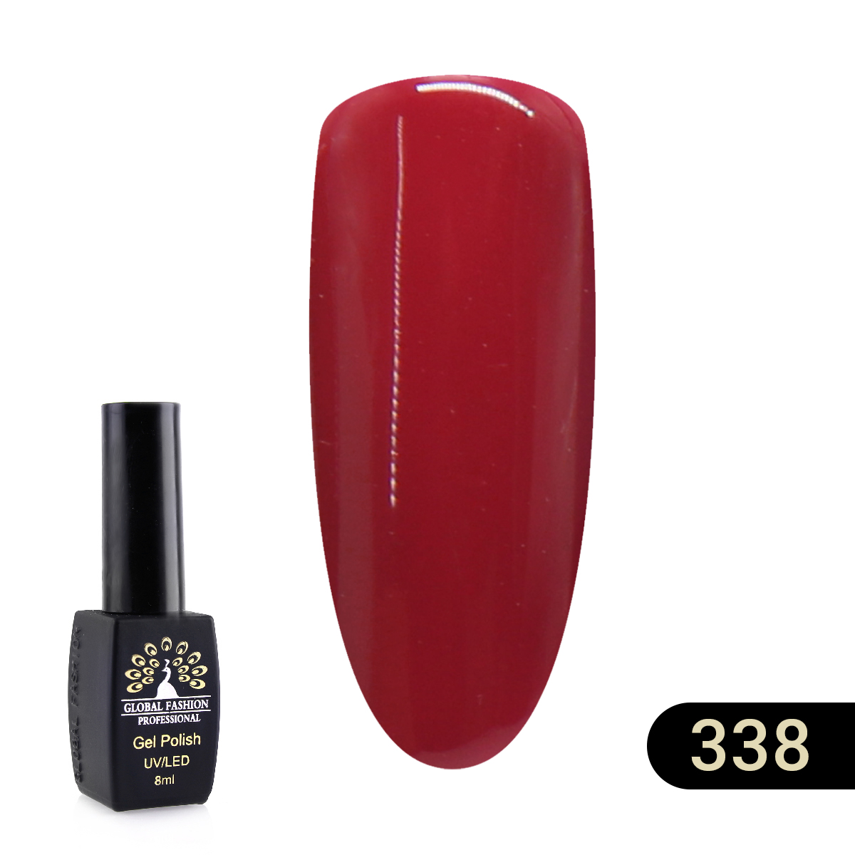 фото Гель-лак black elite 338 global fashion 8 мл