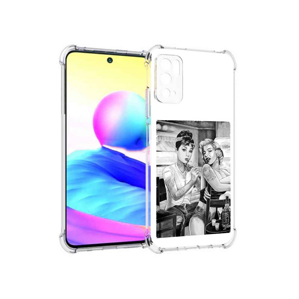 

Чехол MyPads Tocco для Xiaomi Poco M3 Pro тату мастер, Прозрачный, Tocco