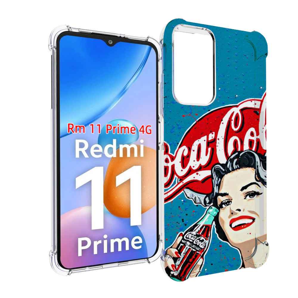 

Чехол MyPads вкусная кола картинка для Xiaomi Redmi 11 Prime 4G, Прозрачный, Tocco