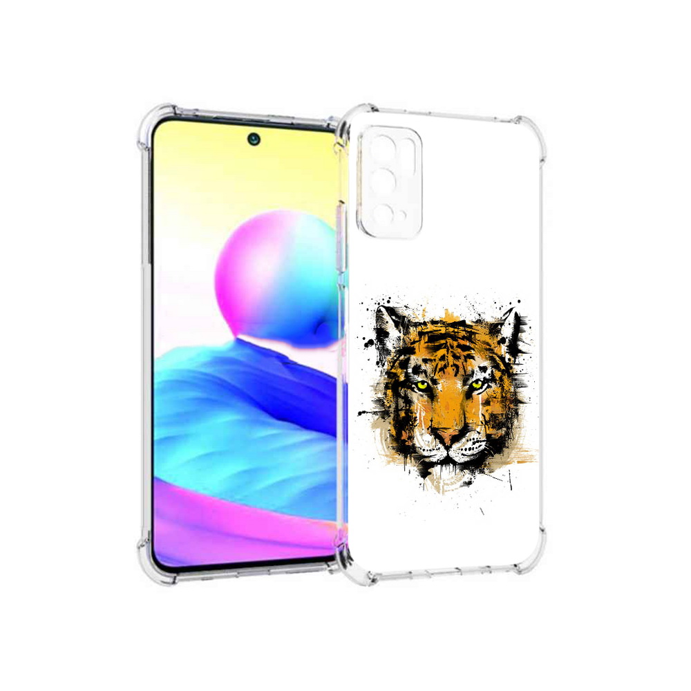

Чехол MyPads Tocco для Xiaomi Poco M3 Pro тигруля, Прозрачный, Tocco