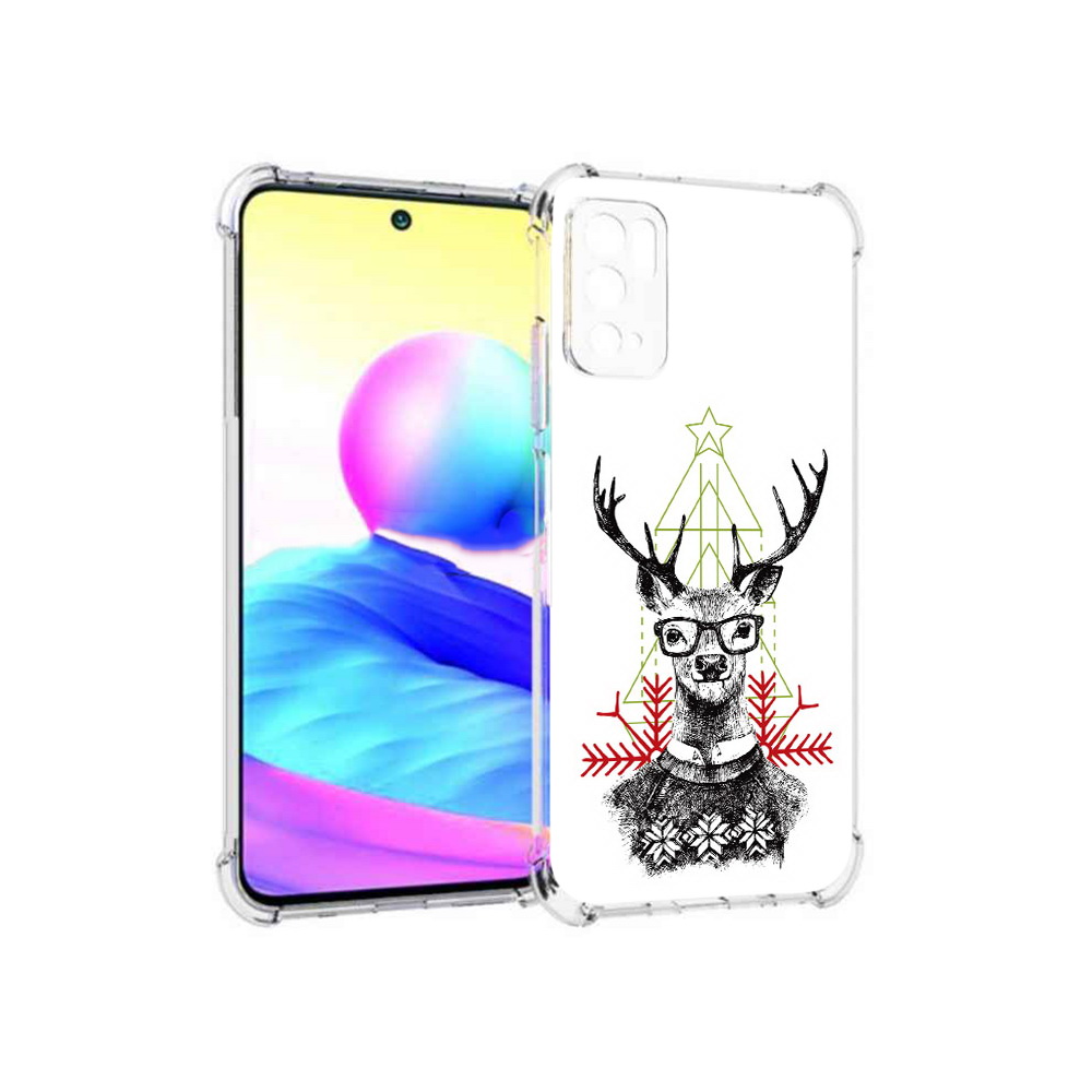 

Чехол MyPads Tocco для Xiaomi Poco M3 Pro умный олень, Прозрачный, Tocco