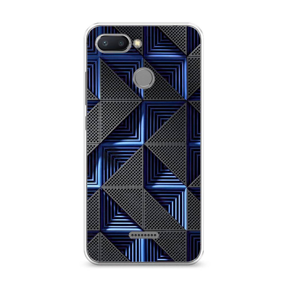 

Чехол на Xiaomi Redmi 6 "IBM", Серый;синий, 33850-3