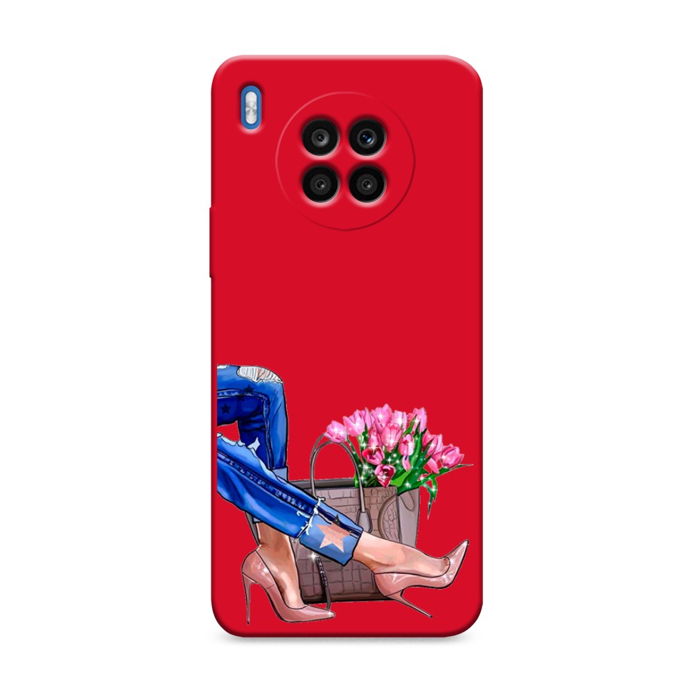 

Чехол Awog на Huawei Nova 8i/Honor 50 lite "Каблучки"