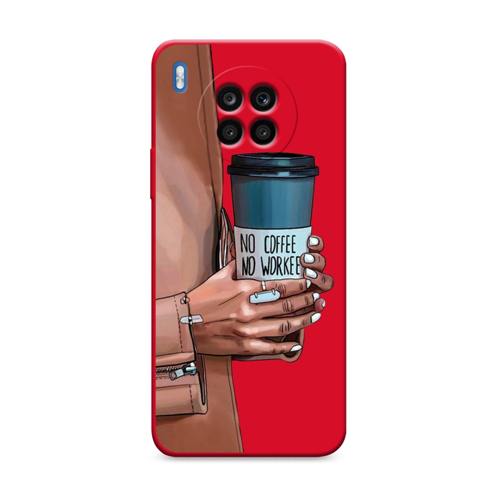 

Чехол Awog на Huawei Nova 8i/Honor 50 lite "No coffee"