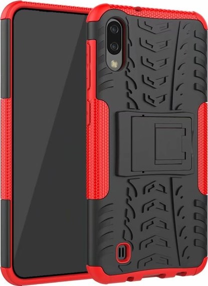 

Противоударный чехол GSMIN Hybrid Case для Samsung Galaxy A10 Силикон + Пластик (Красный)