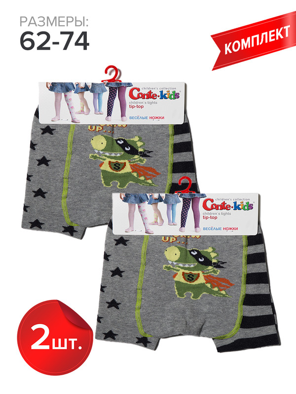 

Колготки детские Conte Kids TIP-TOP (весёлые ножки) 14С-79СП, серый, 62-74, TIP-TOP (весёлые ножки) 14С-79СП