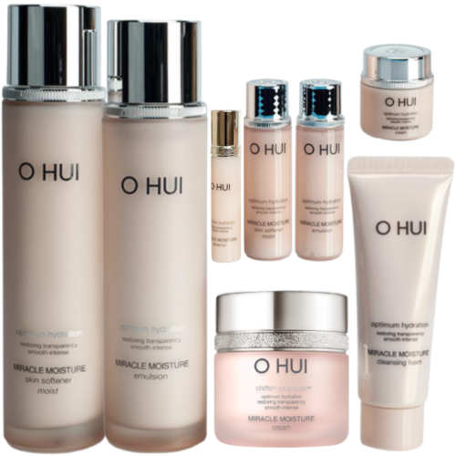 

Набор увлажняющих средств с керамидами O’HUI miracle moisture special set, Набор косметики для ухода за кожей