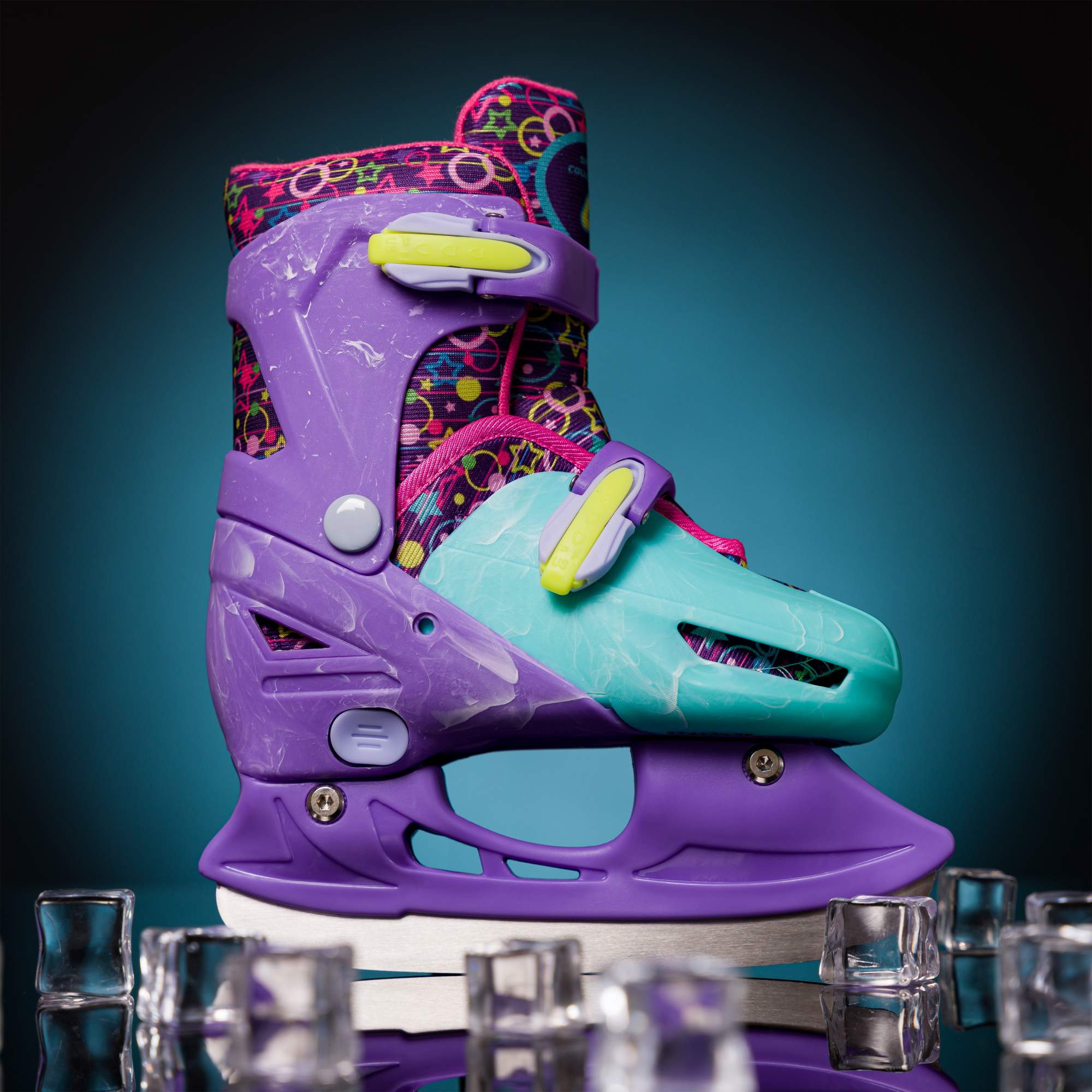 

Коньки ледовые раздвижные SPORT COLLECTION Violet р 25-28, Фиолетовый, CK-SK1109