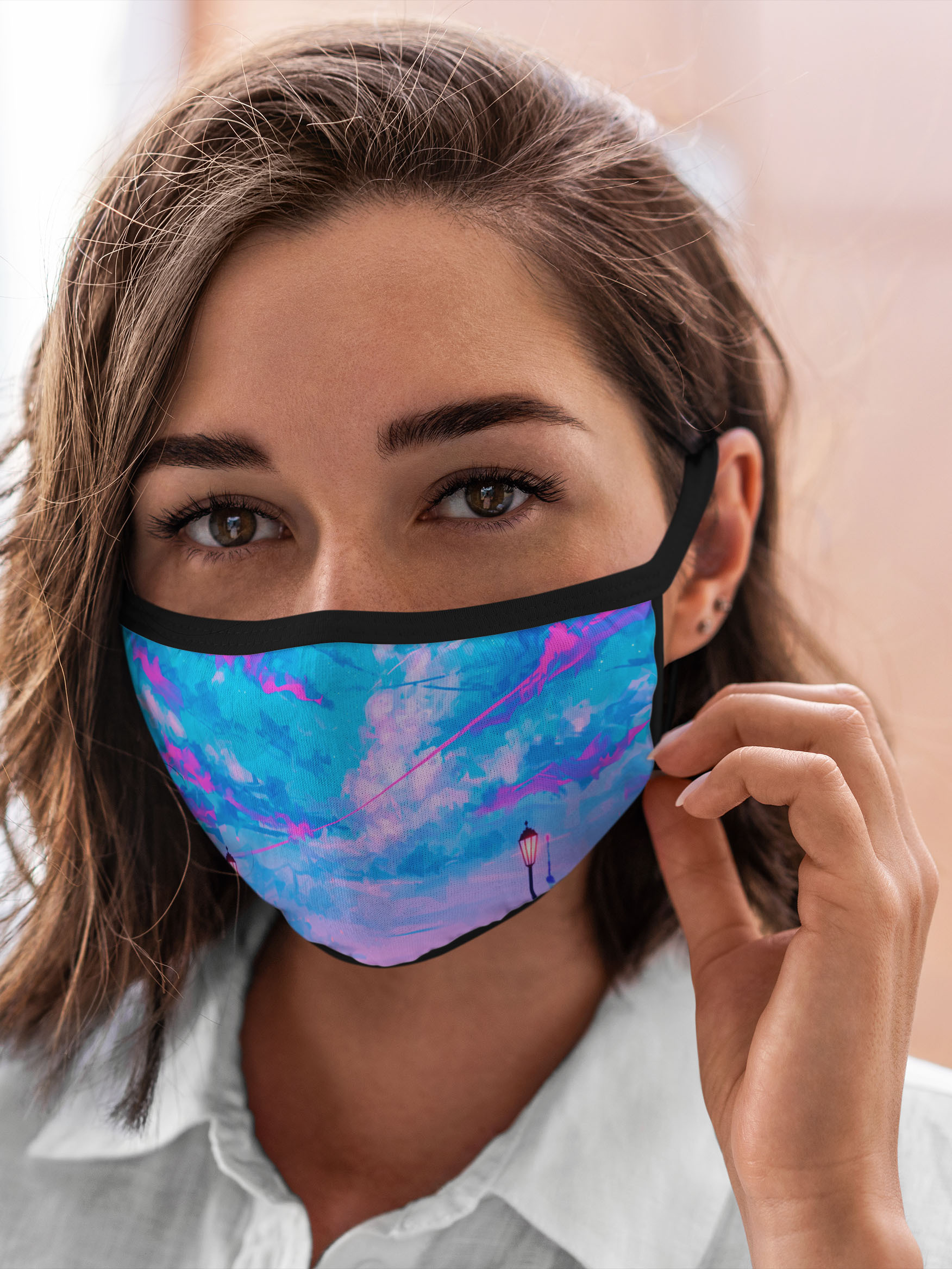 

Многоразовая маска унисекс Burnettie Космос Розовые Облака, Разноцветный, Космос Розовые Облака