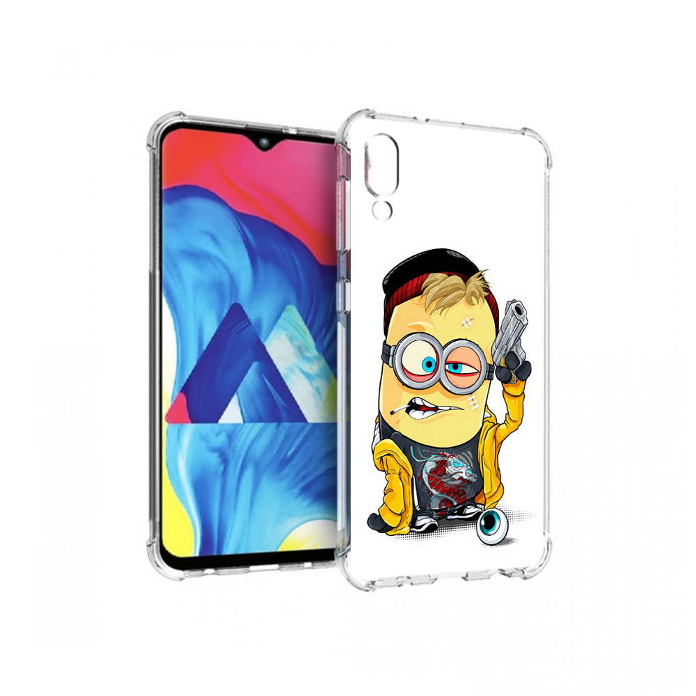 

Чехол MyPads Tocco для Samsung Galaxy M10 миньон бандит (PT128878.532.475), Прозрачный, Tocco