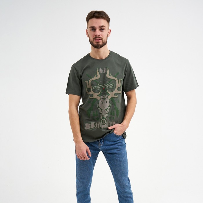 

Футболка мужская KAFTAN зеленая 48, Зеленый