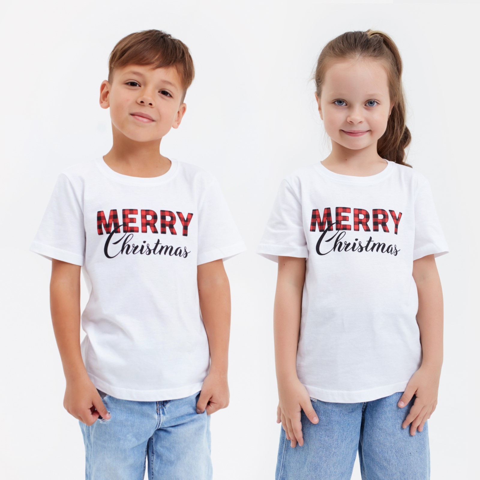 

Футболка Kaftan Merry Christmas, белый 98, Merry Christmas