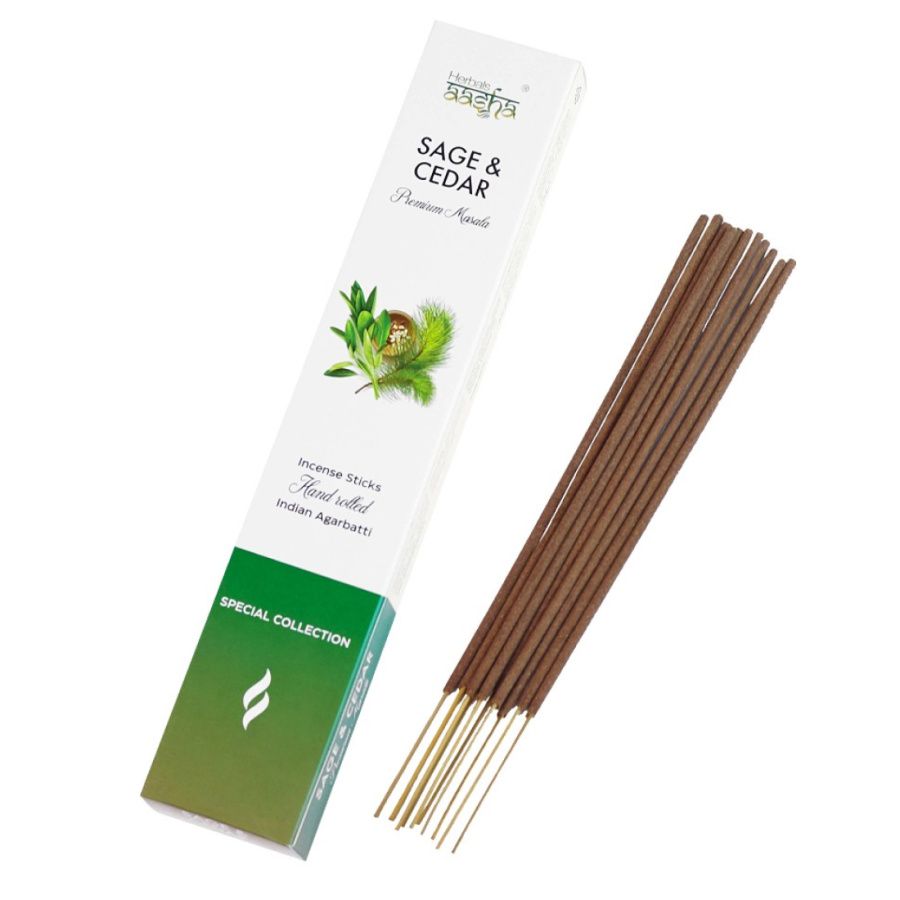

Aasha Herbals Ароматические палочки/Sage & Cedar Premium Masala Special Collection