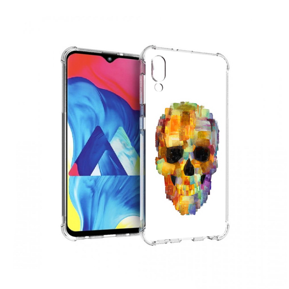 

Чехол MyPads Tocco для Samsung Galaxy M10 нарисованный череп (PT128878.532.516), Прозрачный, Tocco