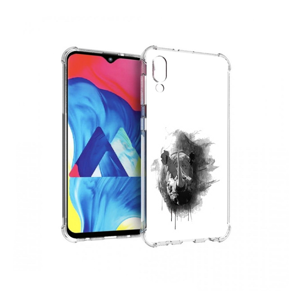 

Чехол MyPads Tocco для Samsung Galaxy M10 носорог (PT128878.532.523), Прозрачный, Tocco