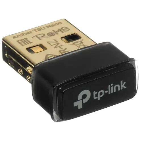 Wi-Fi адаптер TP-Link Archer T3U Nano сверхкомпактный, двухдиапазонный 100052154562 черный