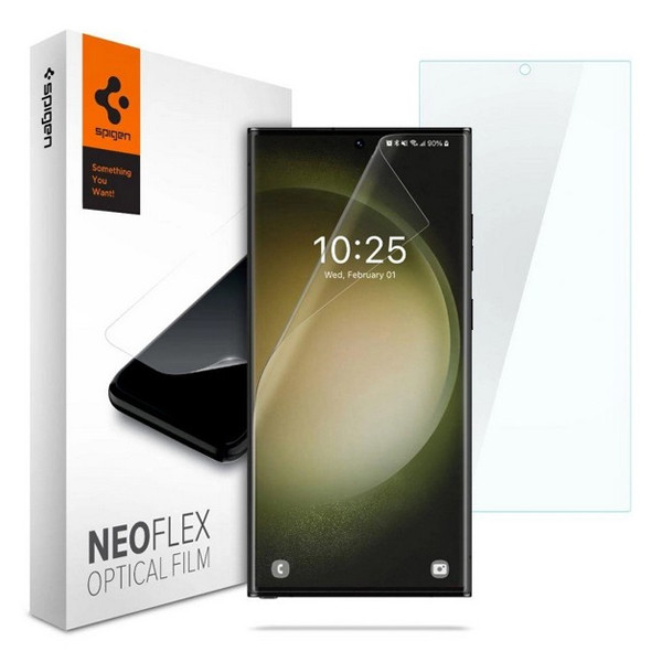 Защитная пленка Spigen Neo Flex для Samsung Galaxy S23 Ultra 2 шт. (AFL05943) прозрачный