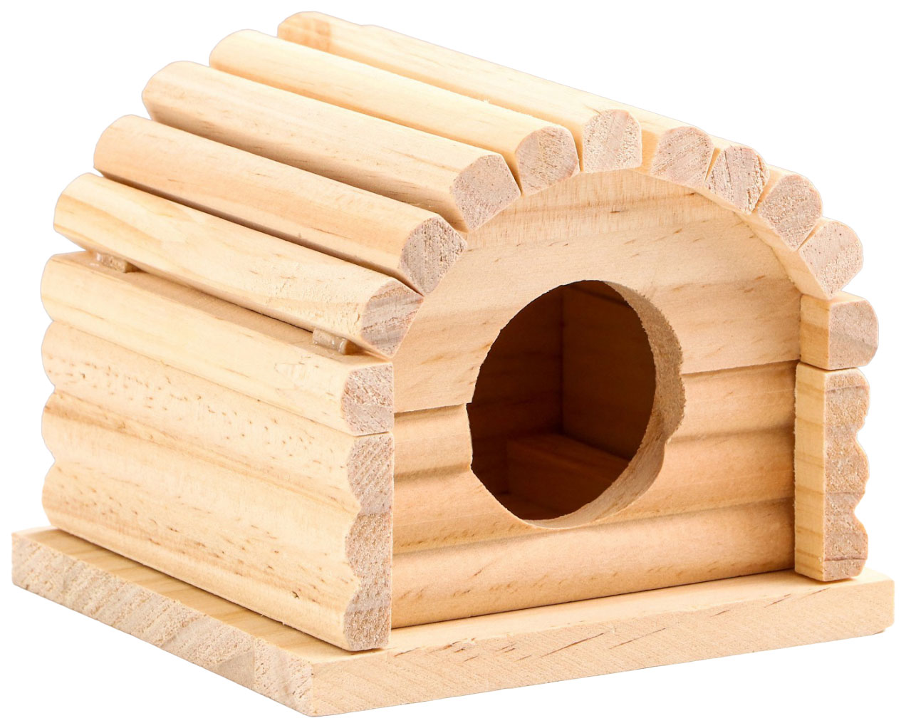 Домик для грызунов Carno деревянный 11 х 10 х 9 см