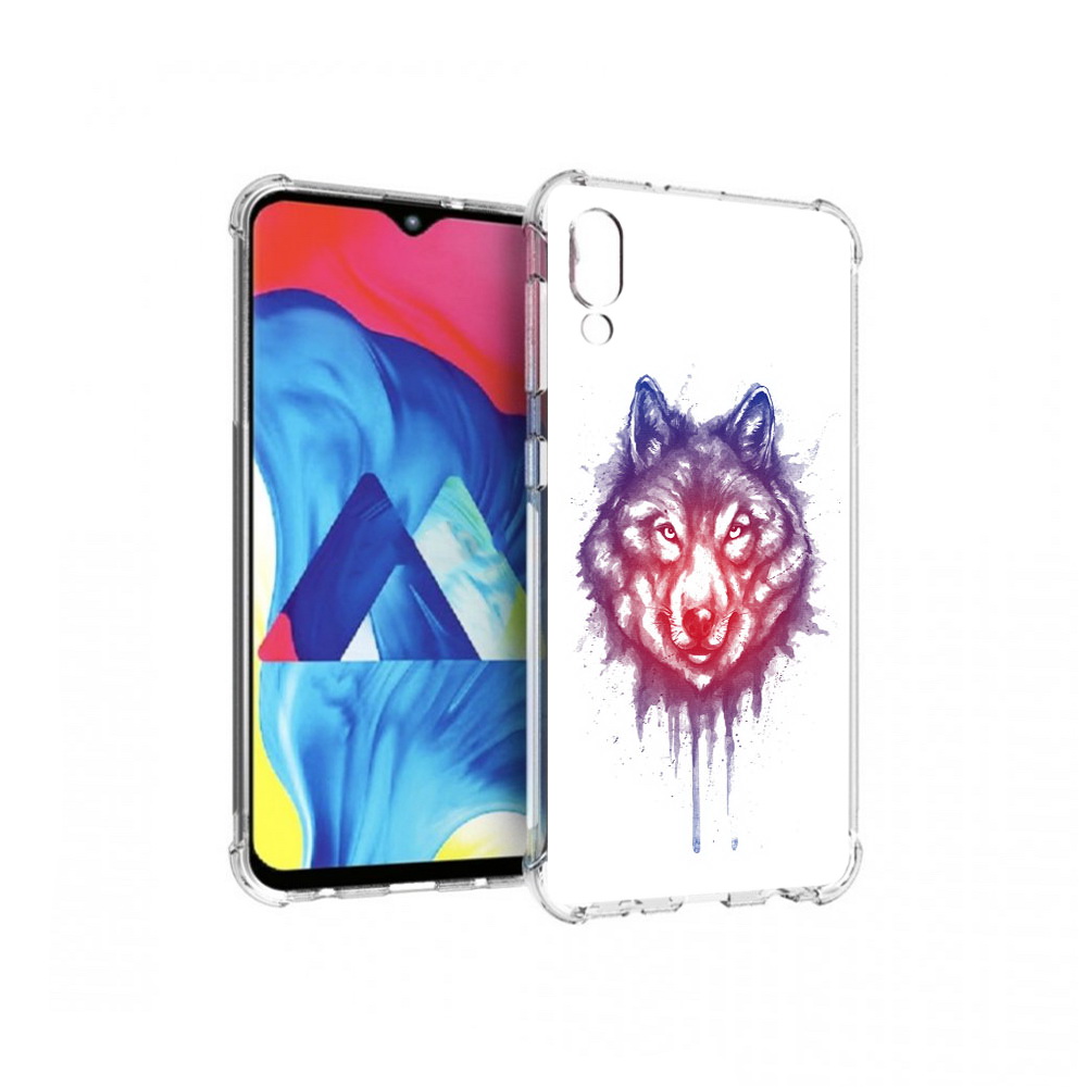 

Чехол MyPads Tocco для Samsung Galaxy M10 пушистый волк (PT128878.532.561), Прозрачный, Tocco