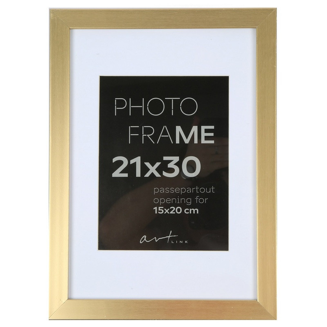

Рамка пластиковая Gloria Gold 21x30 37348