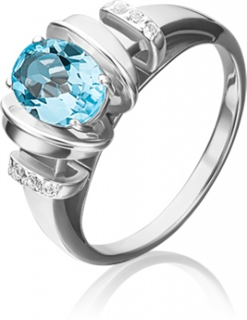 

Кольцо из золота р. 17 PLATINA jewelry 01-5315-00-201-1120-57, топаз\топаз, 01-5315-00-201-1120-57