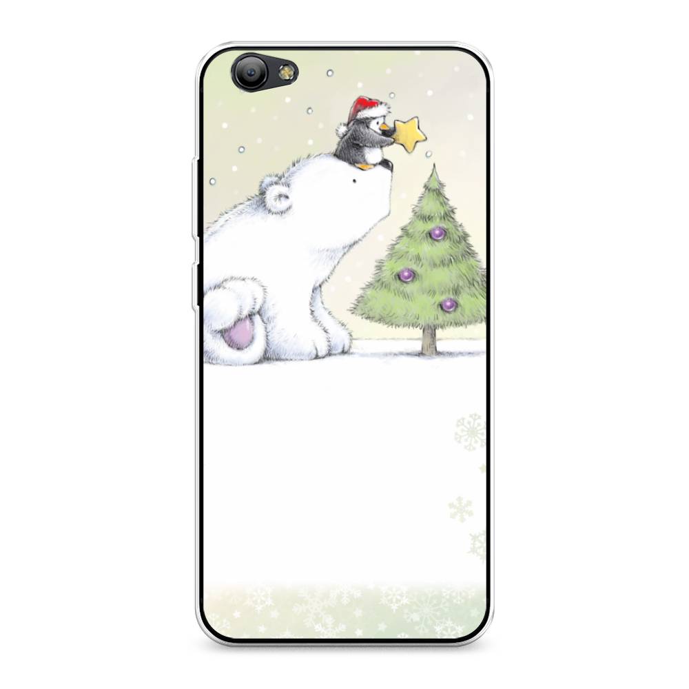 

Чехол на Vivo Y65 "Украшение елки", Белый;бежевый, 260550-5