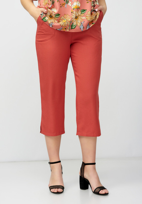 Бриджи женские MIO IMPERATRICE 310385 красные 48 RU