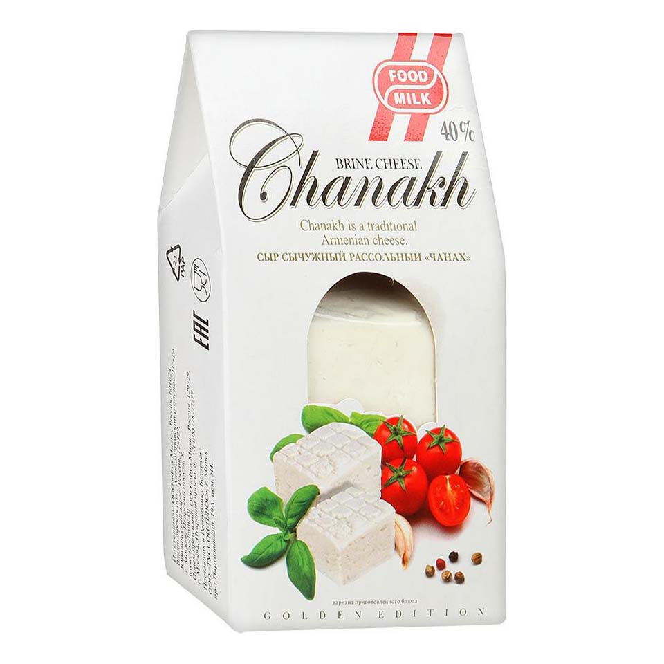 

Сыр Food Milk Чанах сычужный рассольный 40% 300 г