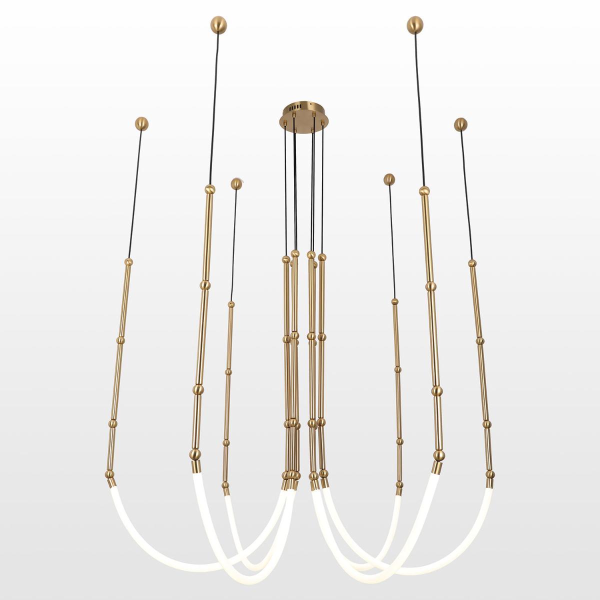 

Подвесной светодиодный светильник Lussole Loft BEND LSP-7071
