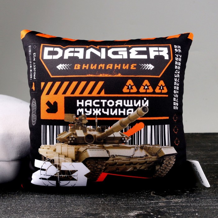 

Подушка антистресс «Настоящий мужчина», 26 х 24 см, Черный