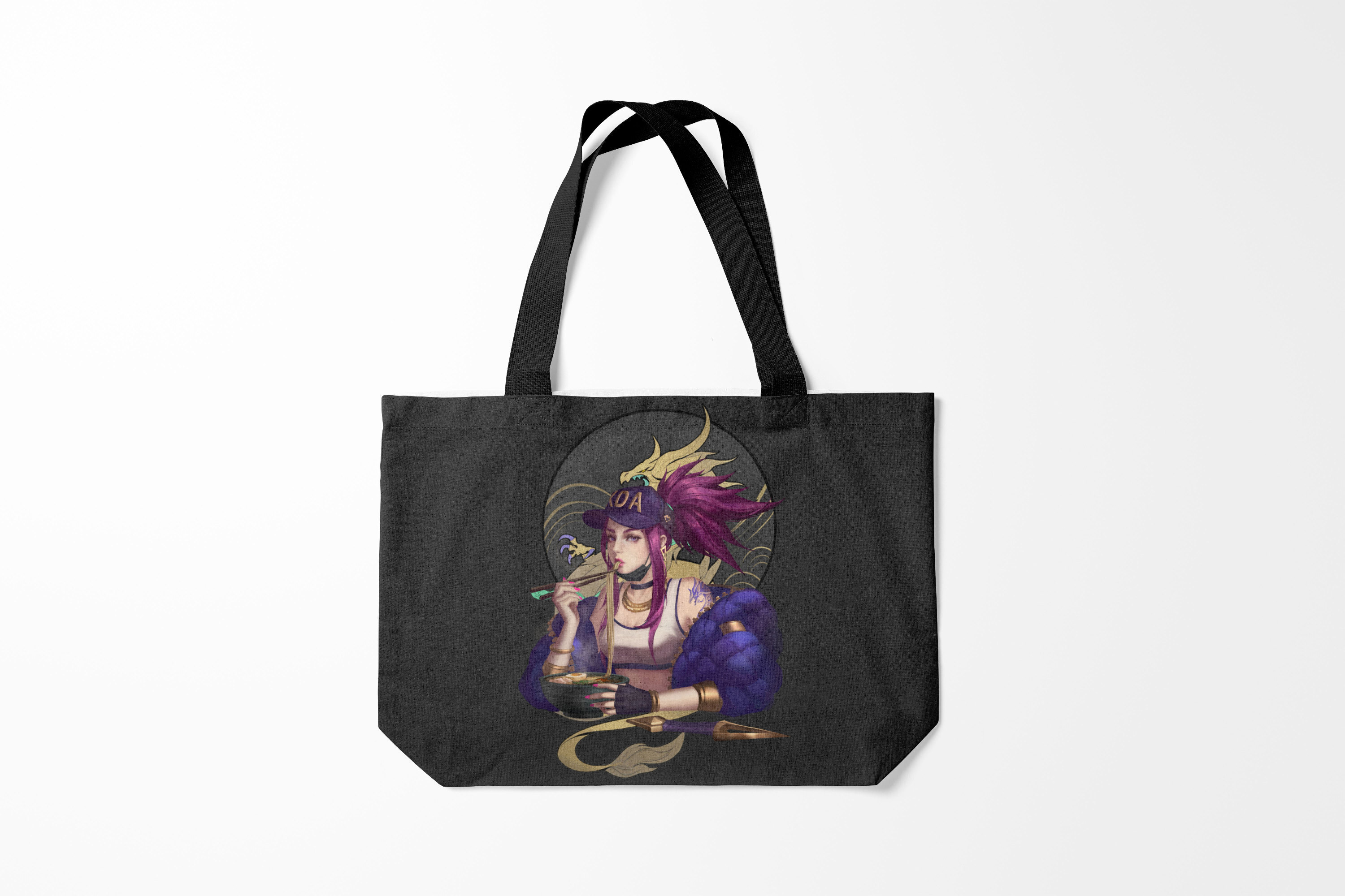 

Сумка шoппер унисекс Burnettie League Of Legends KDA, серый, League Of Legends KDA
