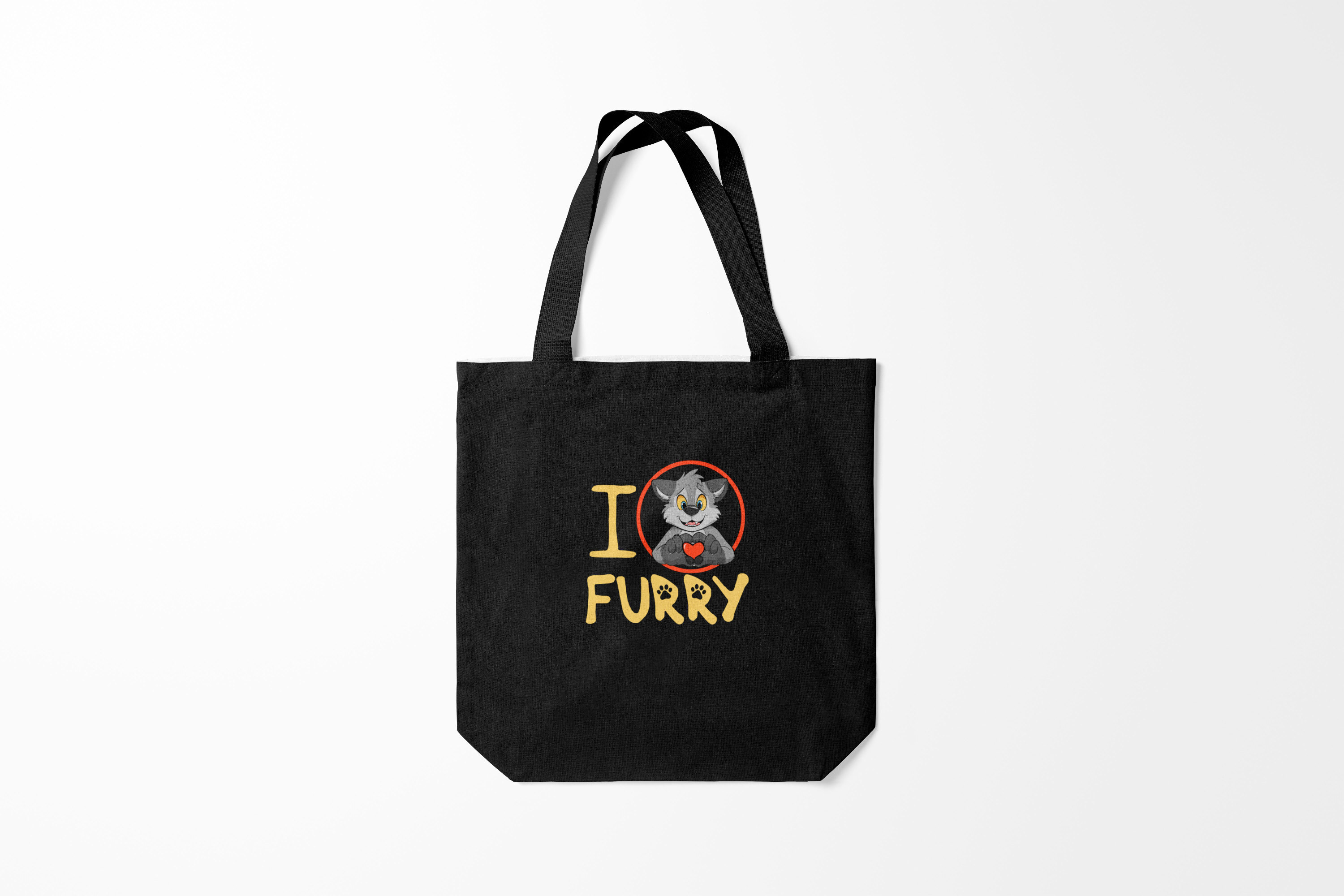 

Сумка шoппер унисекс Burnettie Разные I love furry, разноцветный, Разные I love furry