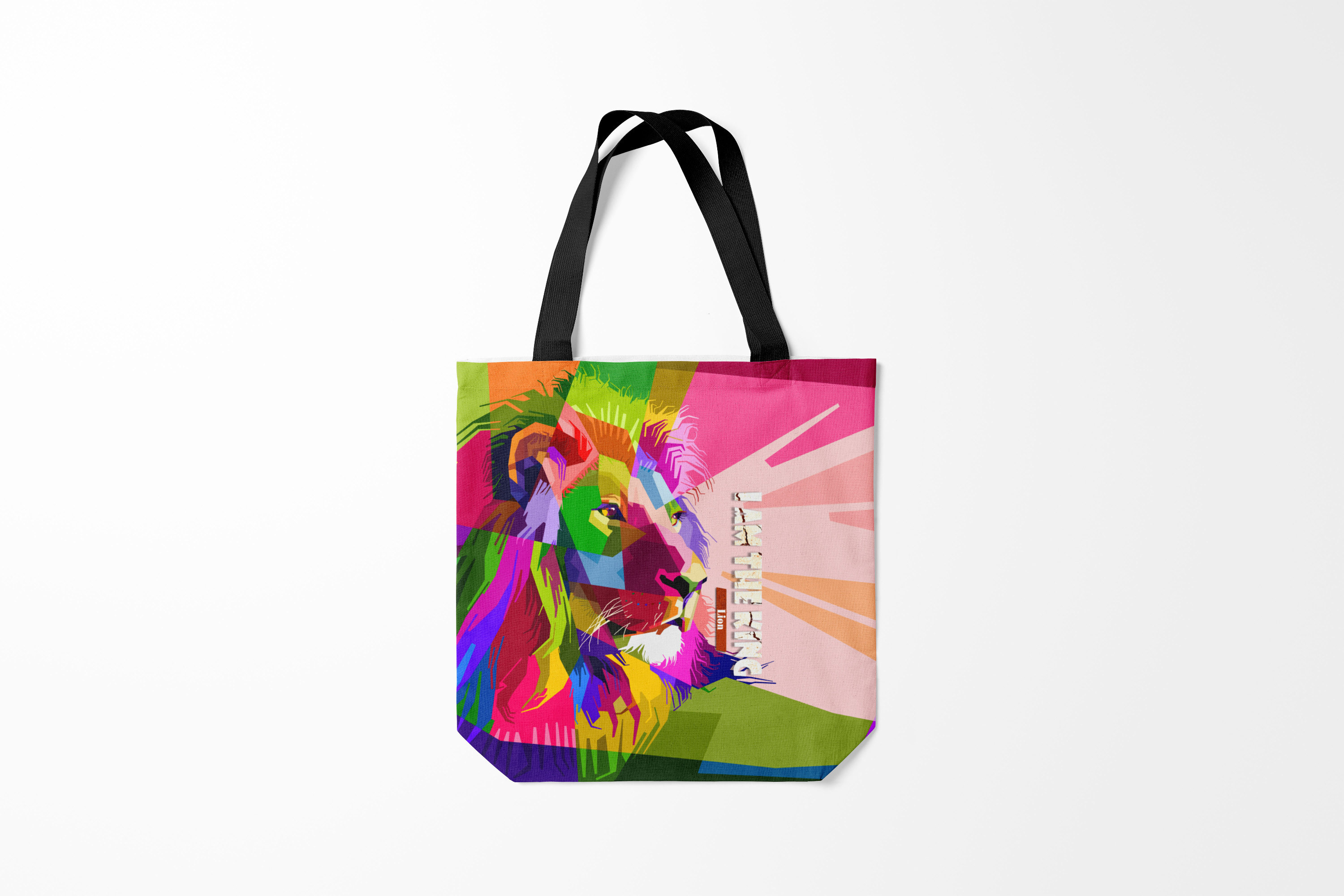 

Сумка шoппер унисекс Burnettie Разные I am the lion king, разноцветный, Разные I am the lion king