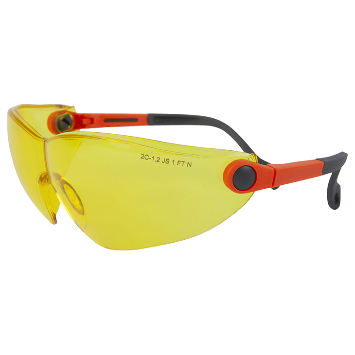 фото Jeta safety очки защитные открытые с регулировкой дужек, янтарные линзы jsg1511-y