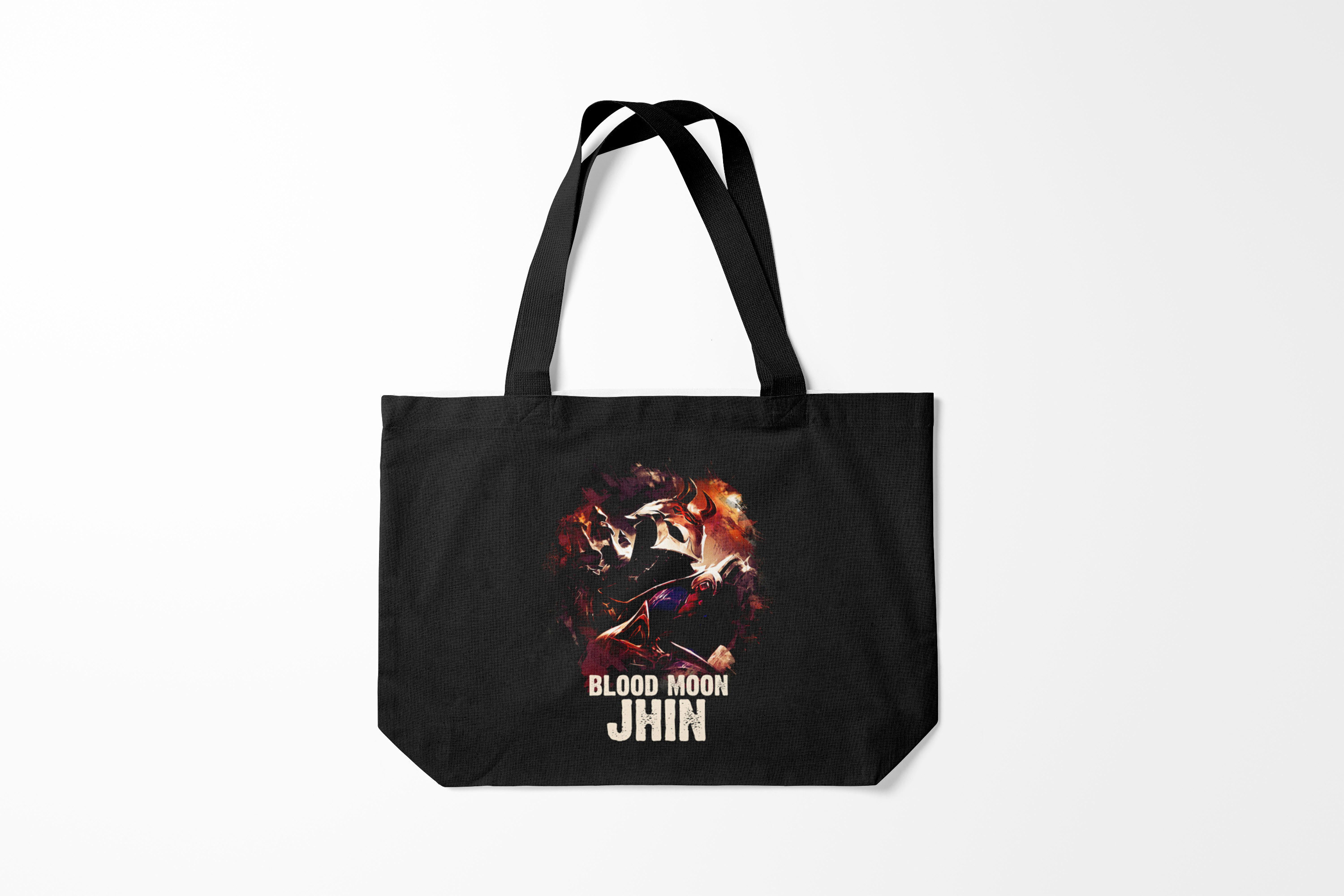 

Сумка шoппер унисекс Burnettie League Of Legends Jhin, черный, League Of Legends Jhin