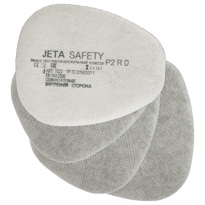 Jeta Safety Предфильтр от пыли и аэрозолей класса P2 R с углем (упак.4 шт.), 7022