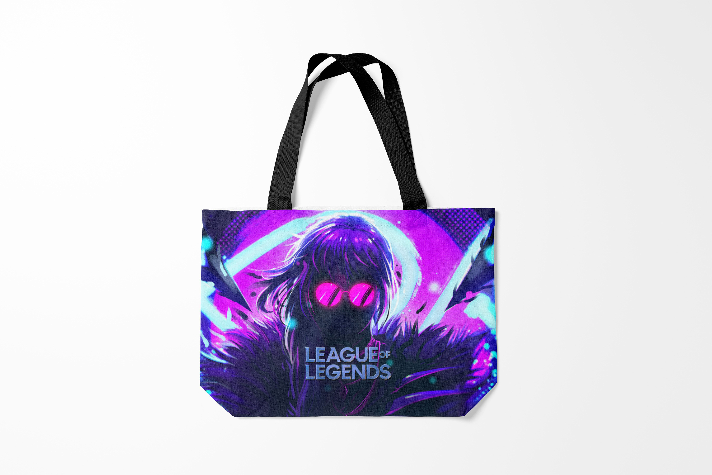 

Сумка шoппер унисекс Burnettie League Of Legends Evelynn LOL, фиолетовый, League Of Legends Evelynn LOL