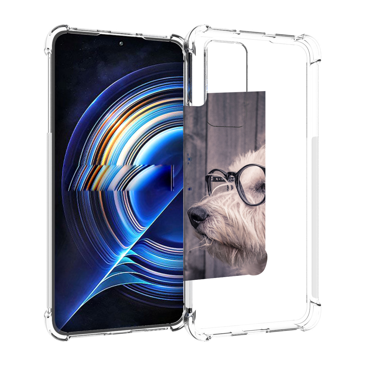 

Чехол MyPads Собака-в-очках для Tecno Camon 19 Neo, Прозрачный, Tocco