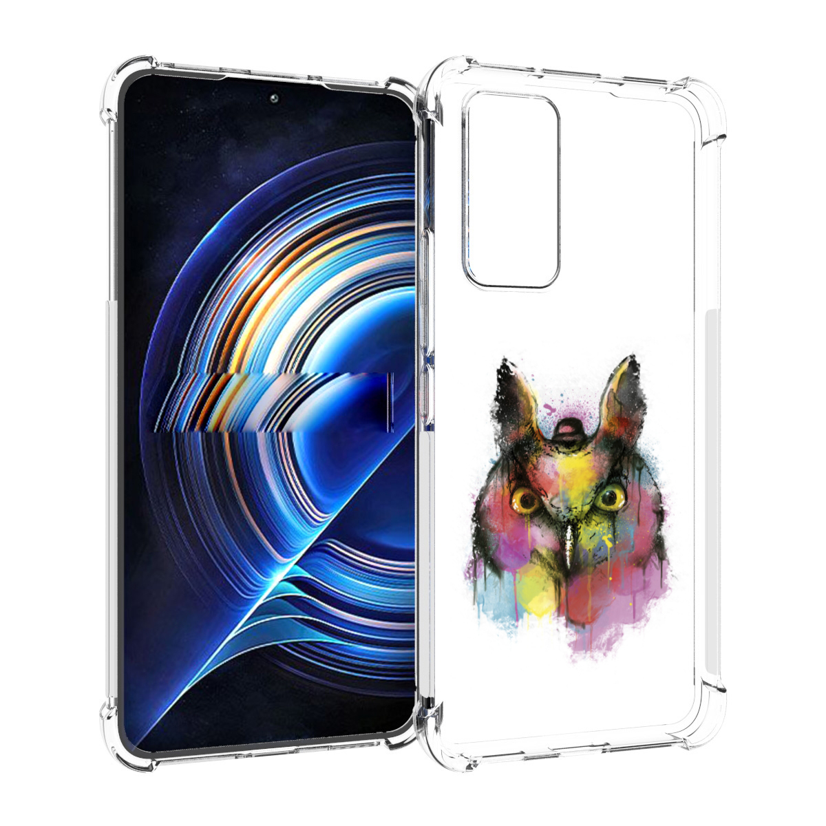 

Чехол MyPads Сова 2 для Tecno Camon 19 Neo, Прозрачный, Tocco